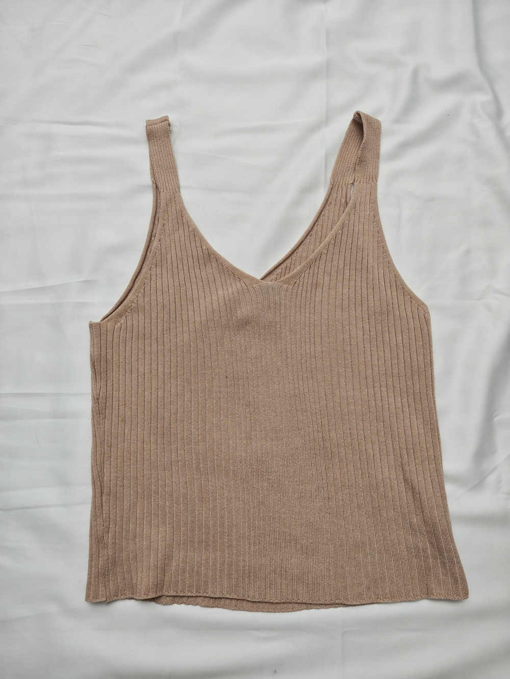 Reformation Ribbed Crewneck Sweater in Blush Pink